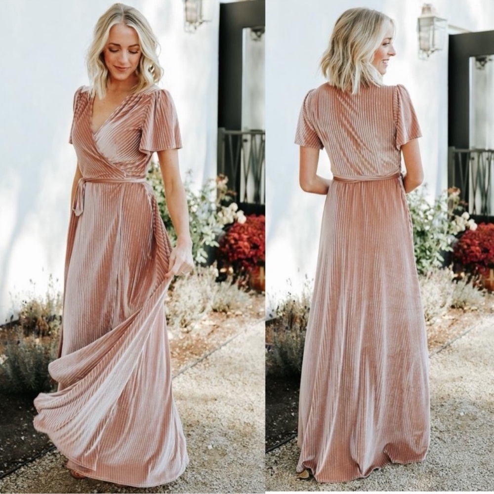 Baltic Born Blush Pink Maxi Dress
